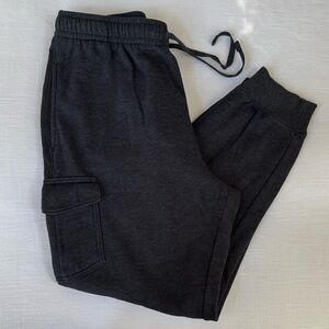 Men's Goodfellow Charcoal Cargo Jogger Pants